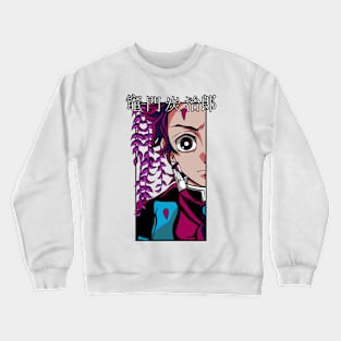 Anime Demon Hunter Fanart Crewneck Sweatshirt